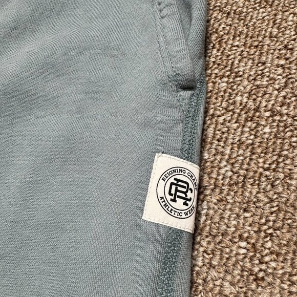 Reigning Champ Lightweight Terry Fleece Slim Sweatpant Ink Light Blue Small EUC - Picture 9 of 10